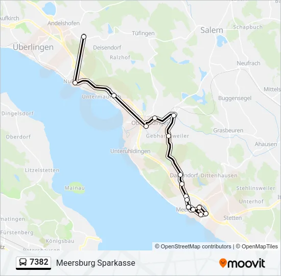 7382 Bus Line Map