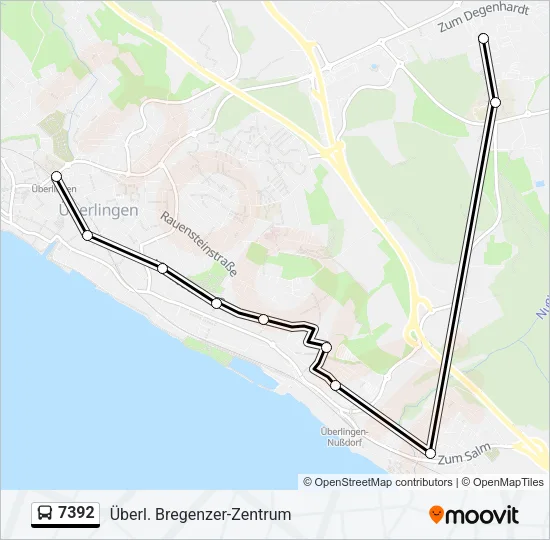 7392 Bus Line Map