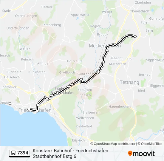7394 Bus Line Map
