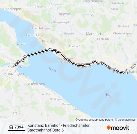 7394 Bus Line Map