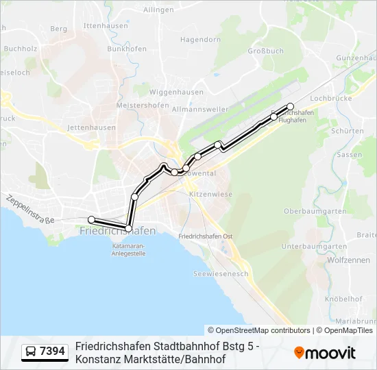 7394 Bus Line Map