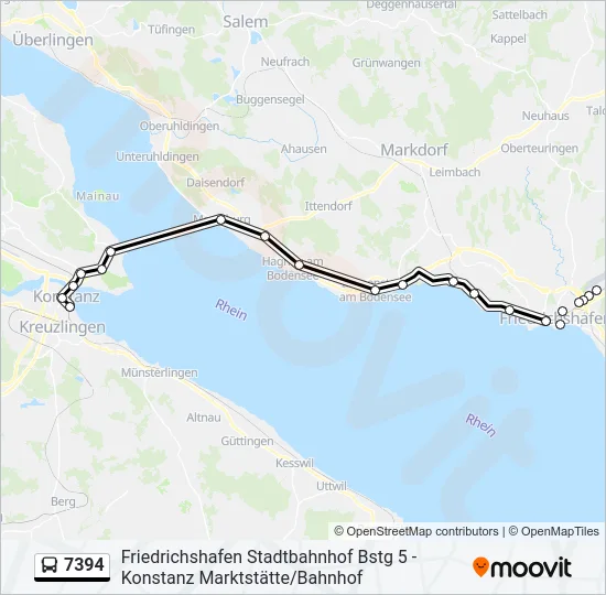 7394 Bus Line Map