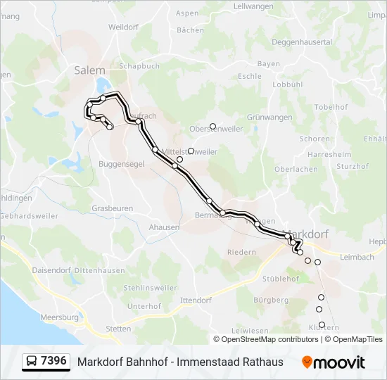 7396 Bus Line Map