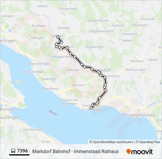 7396 Bus Line Map