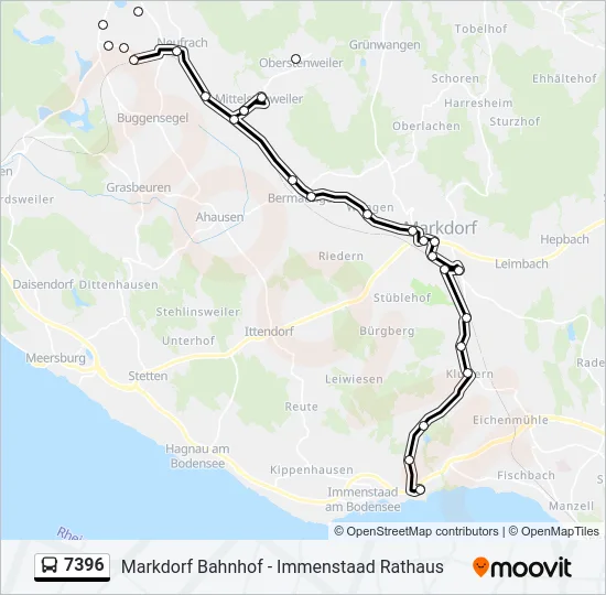 7396 Bus Line Map