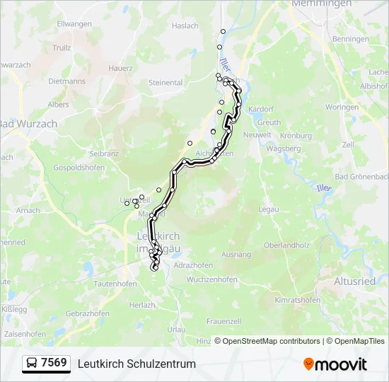 7569 Bus Line Map
