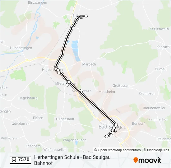 7570 Bus Line Map