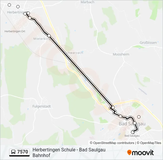 7570 Bus Line Map