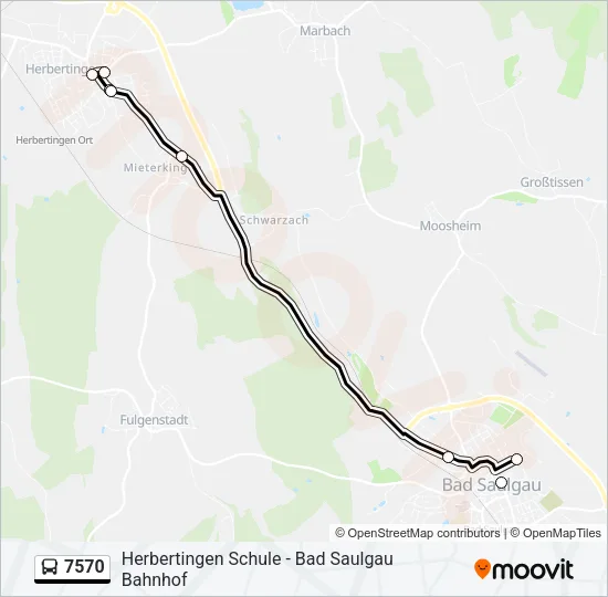 7570 Bus Line Map