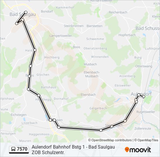 7570 bus Line Map