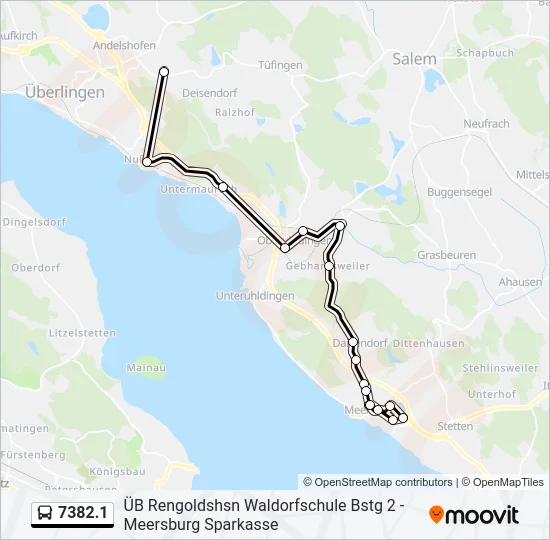 7382.1 Bus Line Map
