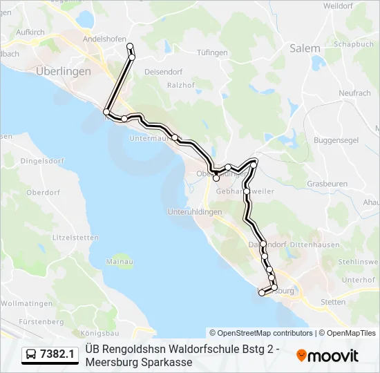 7382.1 Bus Line Map