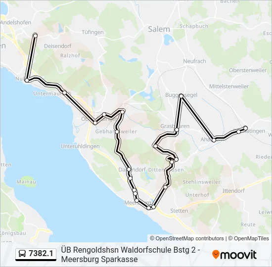 7382.1 Bus Line Map