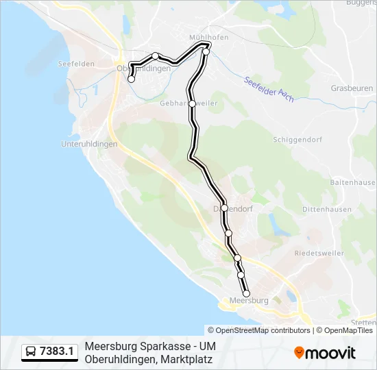 7383.1 Bus Line Map