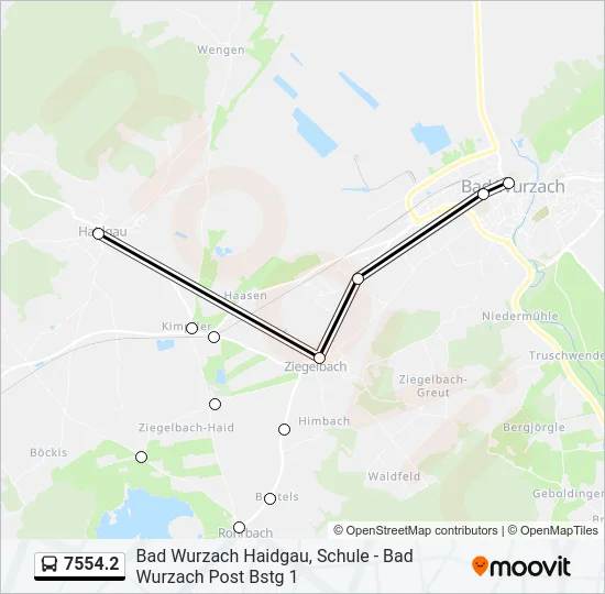 7554.2 Bus Line Map