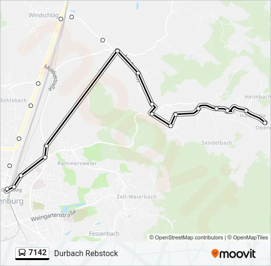 7142 Bus Line Map