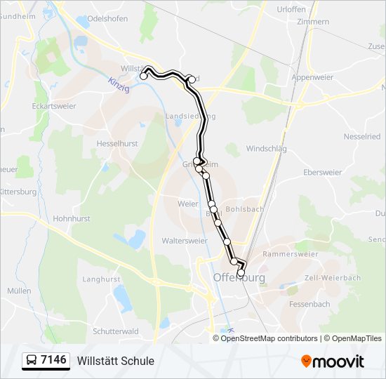 7146 Bus Line Map
