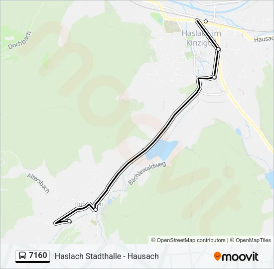 7160 Bus Line Map