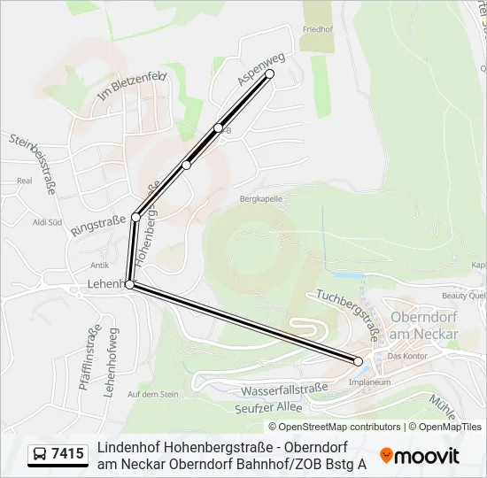7415 Bus Line Map