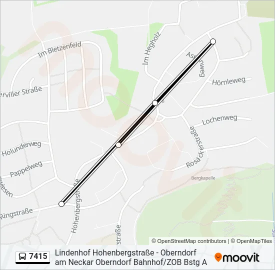 7415 Bus Line Map