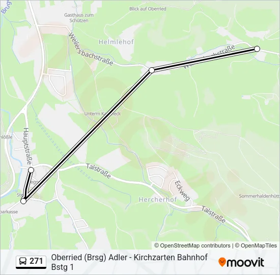 271 Bus Line Map