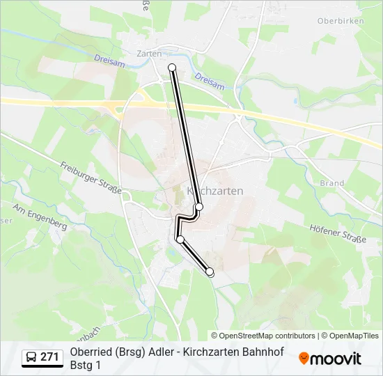 271 Bus Line Map