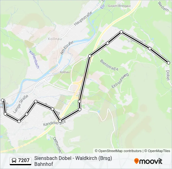 7207 Bus Line Map