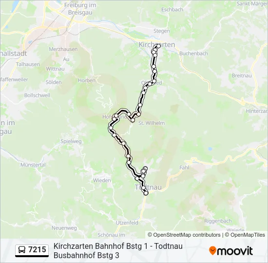 7215 Bus Line Map
