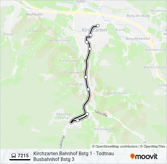 7215 Bus Line Map