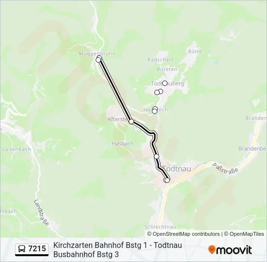 7215 Bus Line Map