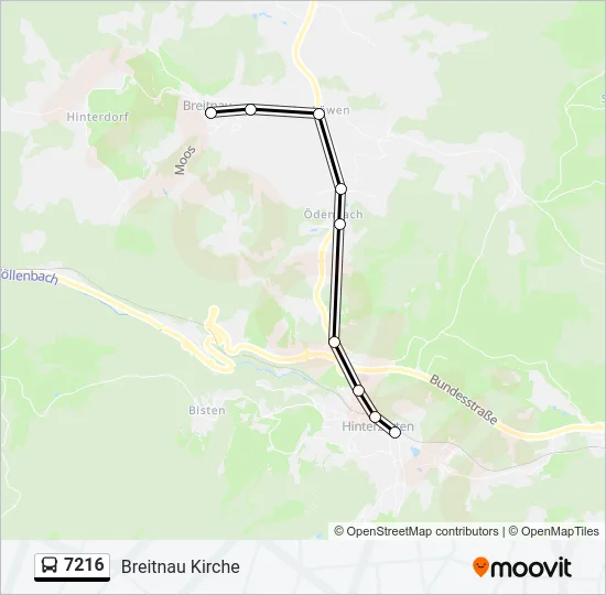 7216 Bus Line Map