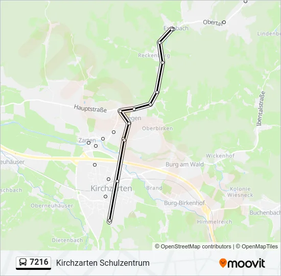 7216 Bus Line Map