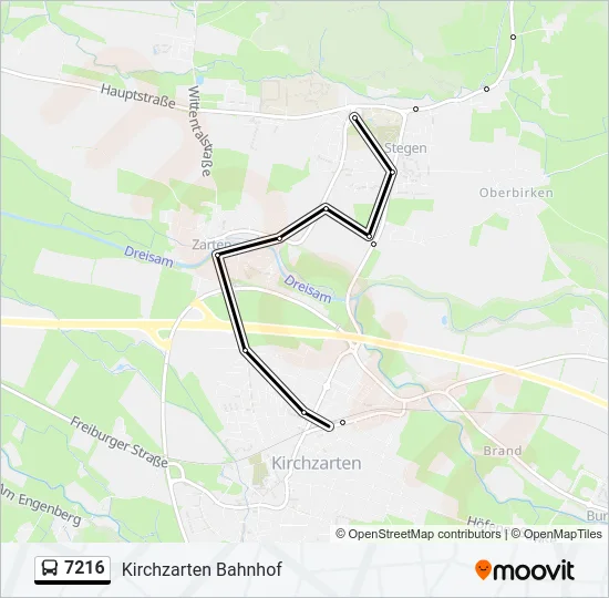 7216 Bus Line Map