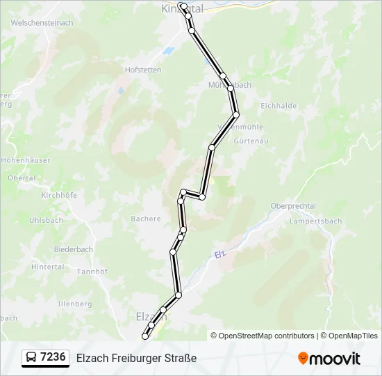 7236 Bus Line Map