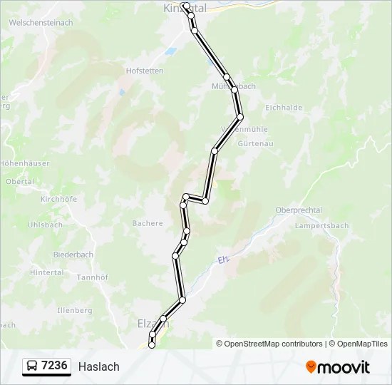 7236 Bus Line Map