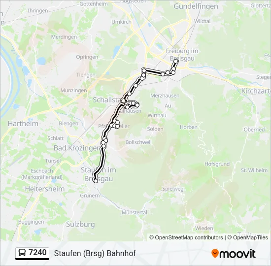 7240 Bus Line Map