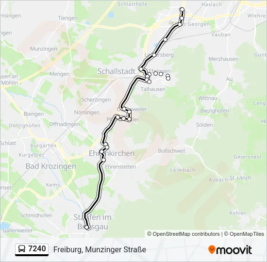 7240 Bus Line Map