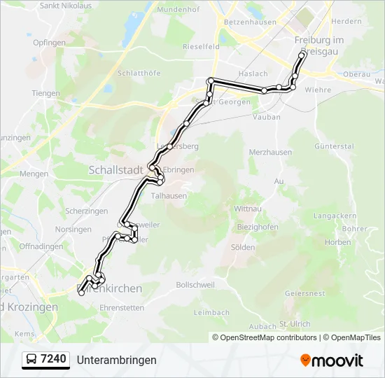 7240 Bus Line Map