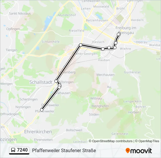 7240 Bus Line Map