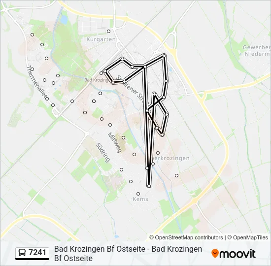 7241 Bus Line Map