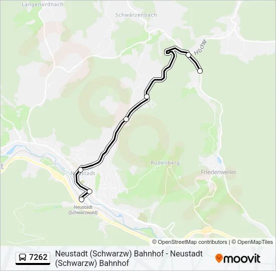 7262 Bus Line Map