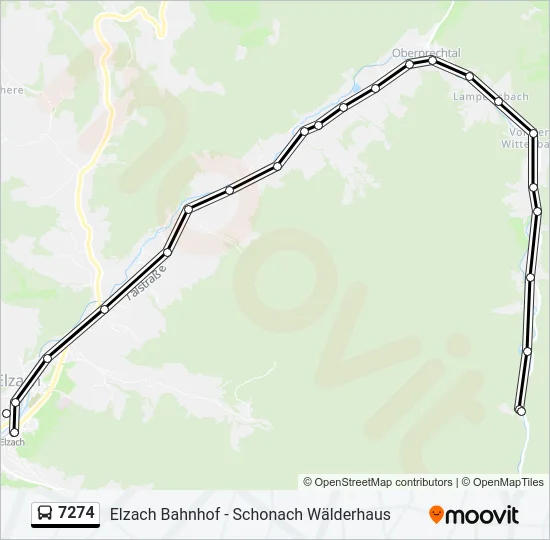 7274 Bus Line Map