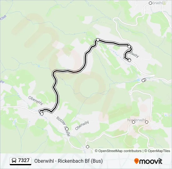 7327 Bus Line Map