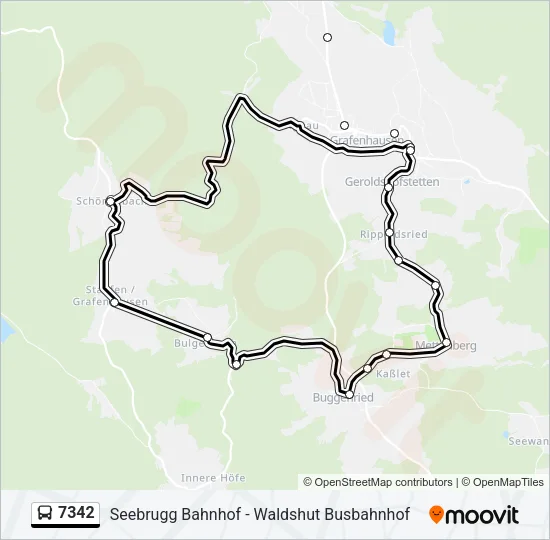 7342 Bus Line Map