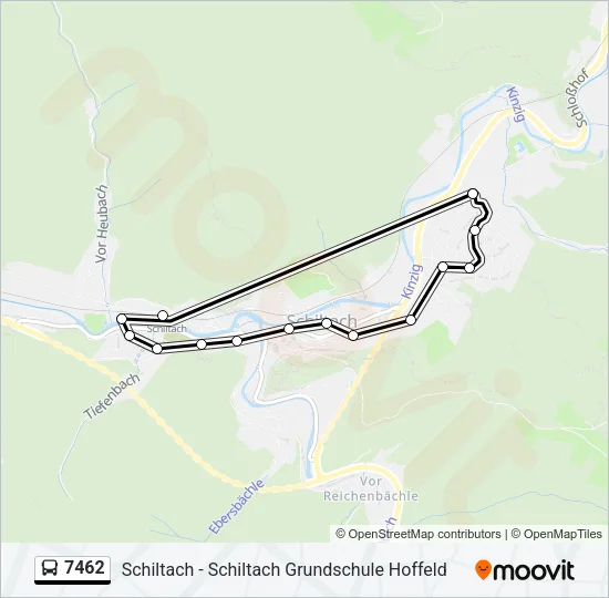 7462 Bus Line Map