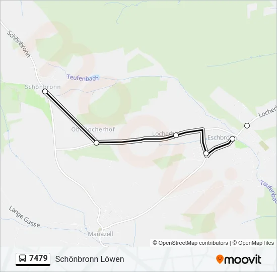 7479 Bus Line Map