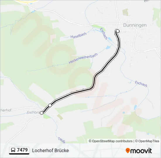 7479 Bus Line Map