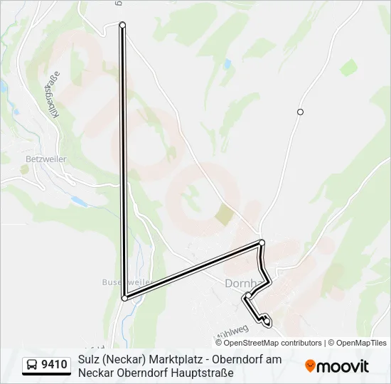 9410 Bus Line Map