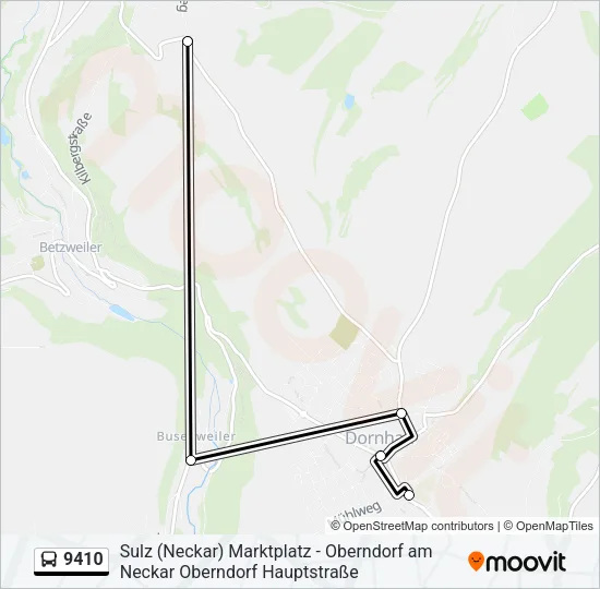 9410 Bus Line Map