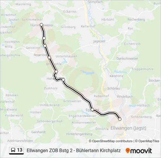 13  Line Map